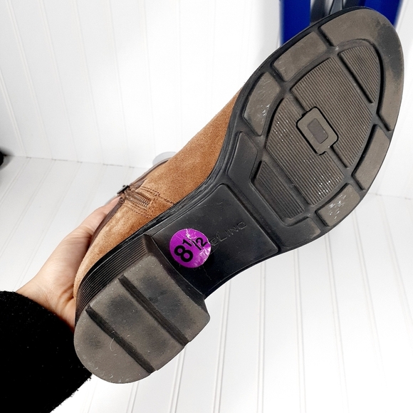 Bandolino Bdursal Suede Leather Buckle Mid-Calf Boots C367 - Picture 10 of 12